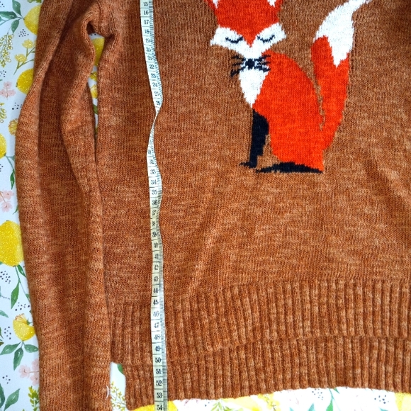 ☆3/$20* Red Camel Brand Knit Sweater with Fox. Bracelet and Fuzzy Hair Kaboober - Picture 3 of 7